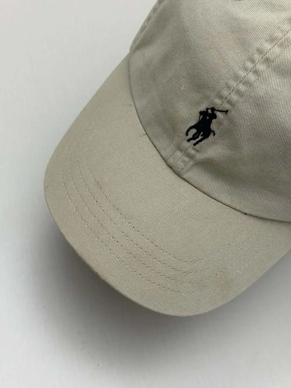 Vintage Polo Ralph Lauren Classic Adjustable Leather Strap Hat